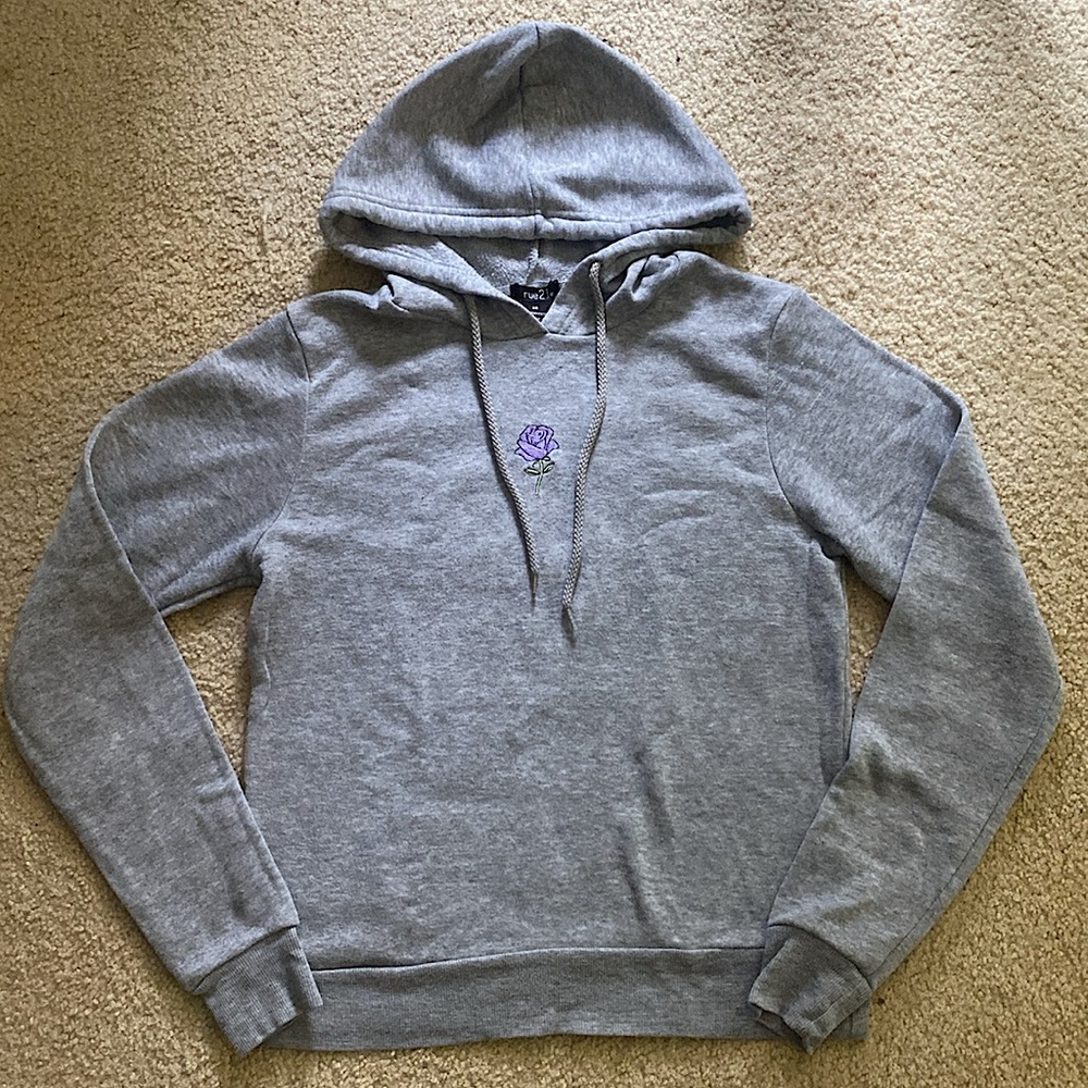 Purple Rose Sweatshirt